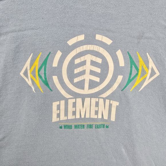 Element Skateboard Shirt Men XXL Blue Skater Streetwear Vintage Y2K Grunge - Picture 3 of 10